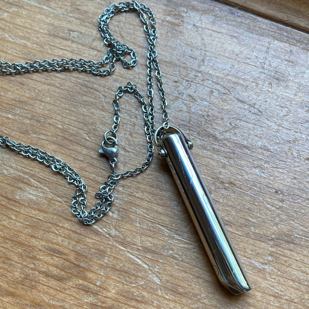 Komuso Silver Shift Breathing Meditation Necklace